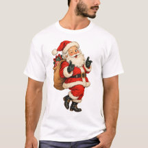 Ilustración divertida de Papá Noel vintage de Navi