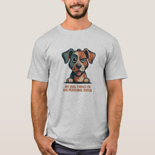 Camiseta Ilustración divertida de una cita de perro mayordo