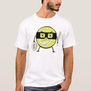 Camiseta Ilustración divertida del ladrón de pelotas de ten