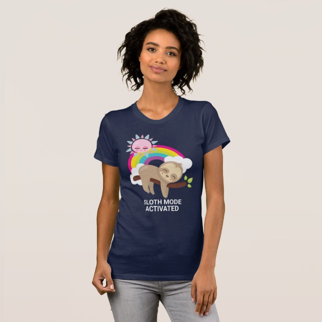 Camiseta Ilustracion divertidísimo en modo eslogan activado (Anverso completo)
