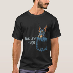Camiseta Ilustracion Dobie Doberman Pocket Style