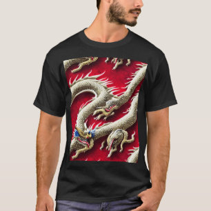 Camiseta Ilustracion Dragón Chino