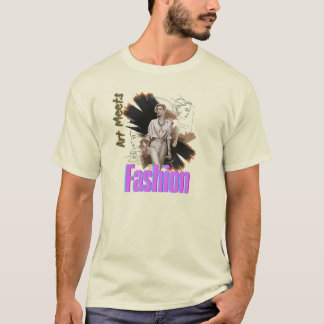 Camiseta Ilustracion elegante de moda