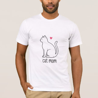 Camiseta Ilustración elegante minimalista del corazón de la