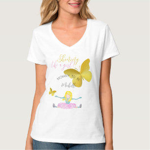 Camiseta Ilustración en acuarela brillante como una niña