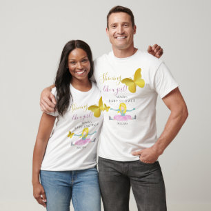 Camiseta Ilustración en acuarela brillante como una niña