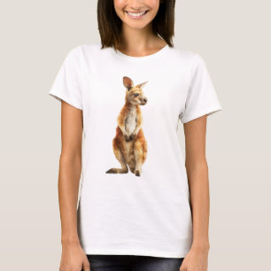 Camiseta Ilustración en acuarela de adorable canguro joey