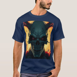 Camiseta Ilustracion estilo Skull Comics Fantasy Art