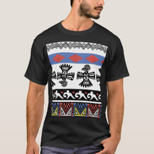 Camiseta Ilustracion étnico nativo americano