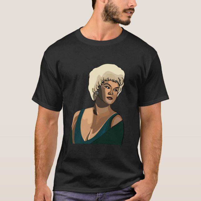 Camiseta Ilustracion Etta James Singer (Anverso)