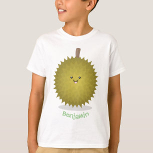 Camiseta Ilustracion feliz personalizado duriano