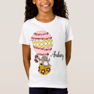 Camiseta Ilustracion floral giratorio personalizado de colo