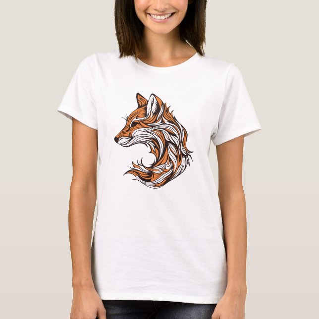 Camiseta Ilustracion Fox majestic (Anverso)