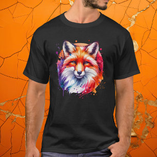 Camiseta Ilustracion Fox Watercolor