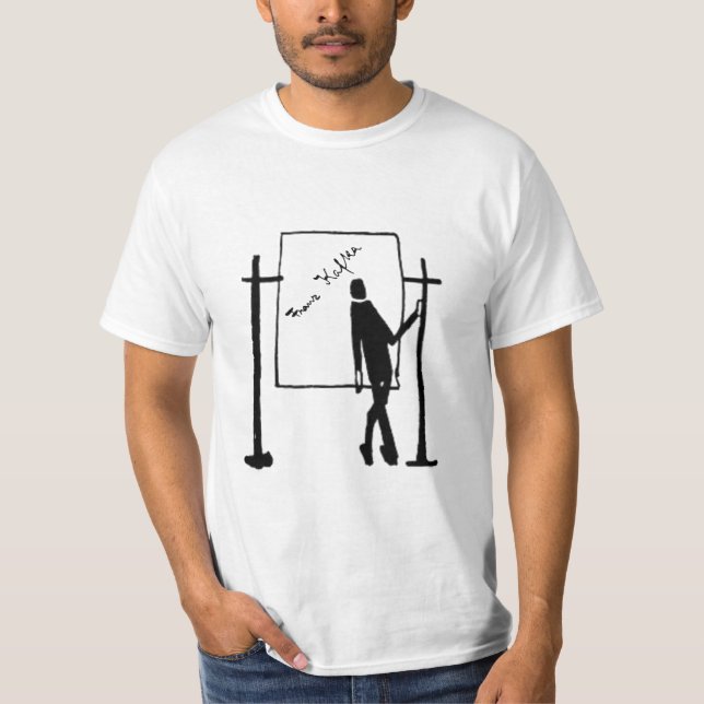 Camiseta ilustracion Franz Kafka (Anverso)