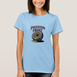 Camiseta Ilustracion Fruta de Pasión - Fruta Exótica Tropic