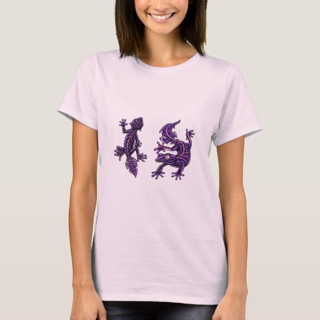 Camiseta Ilustracion Gecko Leaf-Tail (Anverso)