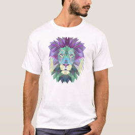 Camiseta Ilustracion geométrico del león