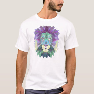 Camiseta Ilustracion geométrico del león