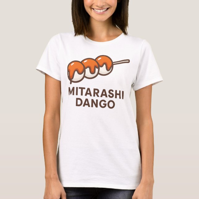 Camiseta Ilustracion Glossy Mitarashi Dango (Anverso)