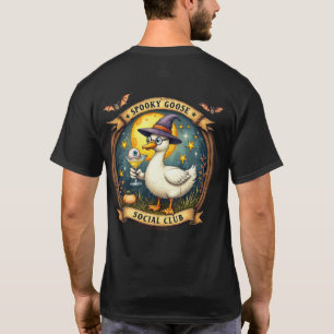Camiseta Ilustración gráfica de Halloween de ganso espeluzn