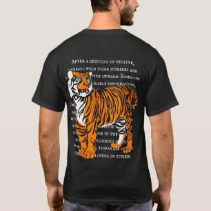 Camiseta Ilustracion gráfico moderno tigre grandes hombres