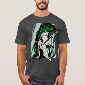 Camiseta Ilustracion Gritty Spartan Helment