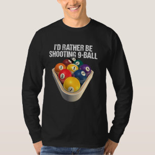 Camiseta Ilustracion Guay de 9 bolas para bolas de billar d
