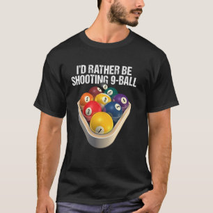 Camiseta Ilustracion Guay de 9 bolas para bolas de billar d