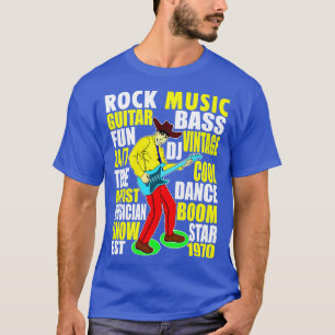 Camiseta Ilustracion Guay Guitar Music Lover Vintage