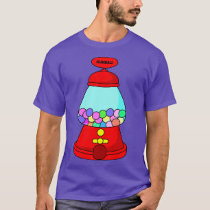 Camiseta Ilustracion Gumball Machine Candy