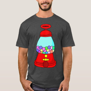 Camiseta Ilustracion Gumball Machine Candy