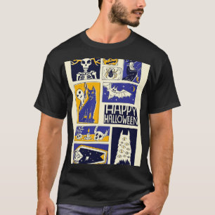 Camiseta Ilustracion Halloween de historietas