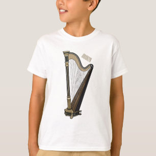 Camiseta Ilustracion Harp personalizado