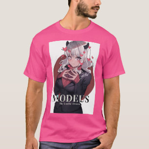 Camiseta Ilustracion Helltaker Modeus Fanart Anime