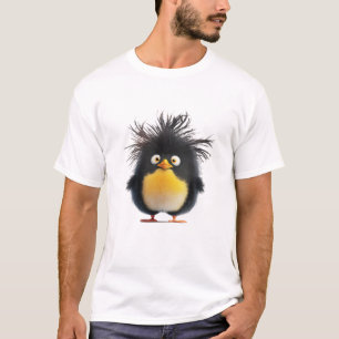 Camiseta Ilustracion humorístico pingüino lindo y adorable