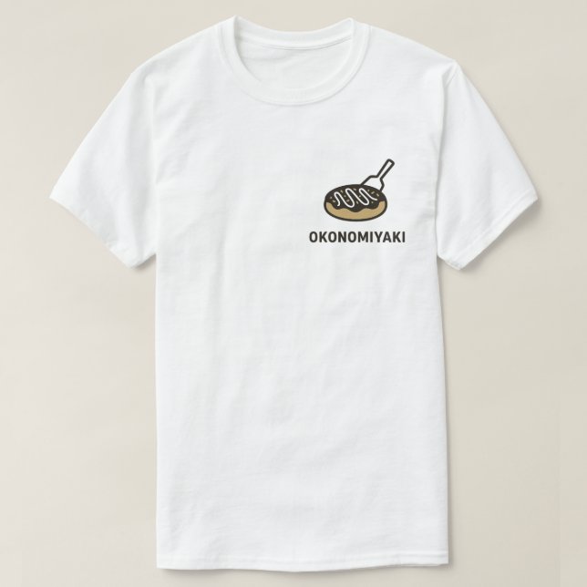 Camiseta ilustracion j.food Cute Okonomiyaki (Diseño del anverso)