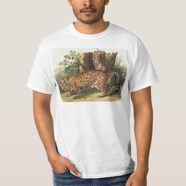 Camiseta Ilustracion Jaguar (Felis onca) (Anverso)