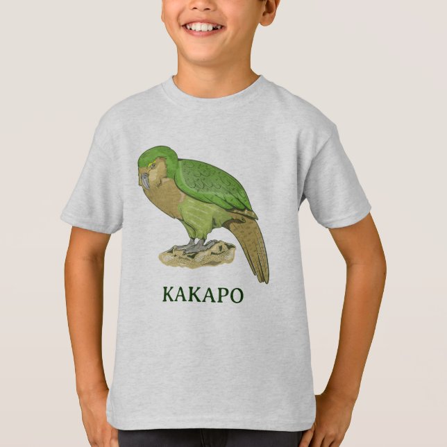 Camiseta Ilustracion Kakapo (Anverso)