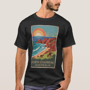 Camiseta Ilustracion Kangaroos de la Isla Stradbreak del No