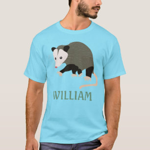 Camiseta Ilustracion lindo del oposum personalizado