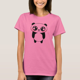 Camiseta Ilustracion lindo del oso de panda
