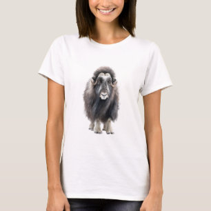Camiseta Ilustración majestuosa de buey almizclero ártico p