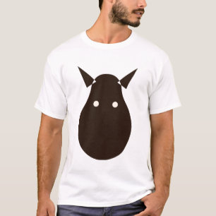 Camiseta Ilustración minimalista de silueta de zorro animal