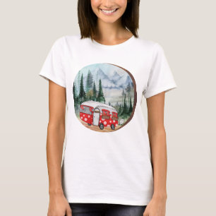 Camiseta Ilustracion Mountain Adventure Camper