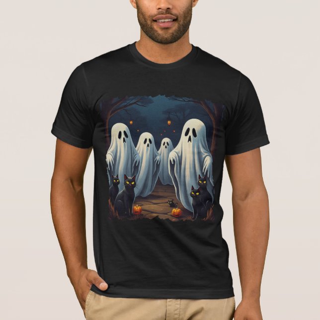 Camiseta Ilustracion nocturno inquieto (Anverso)