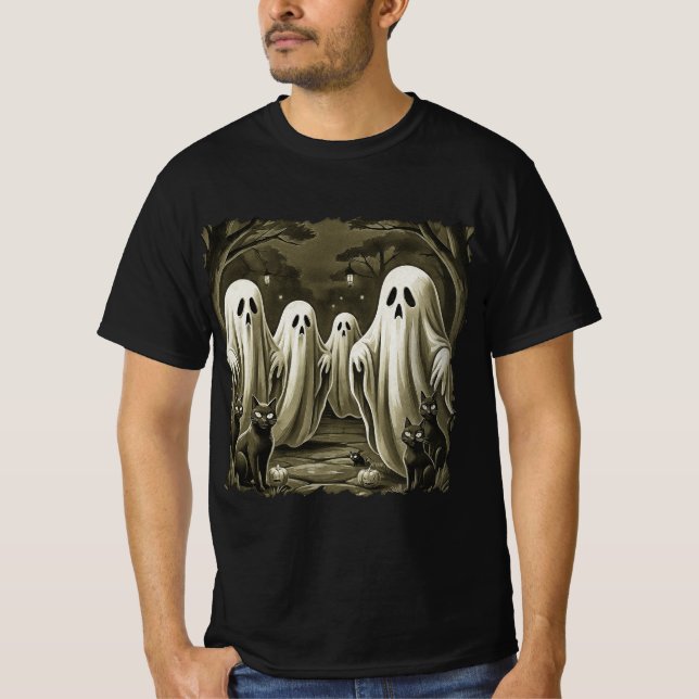 Camiseta Ilustracion nocturno inquieto (Anverso)