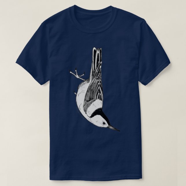 Camiseta Ilustracion Nuthatch (Diseño del anverso)