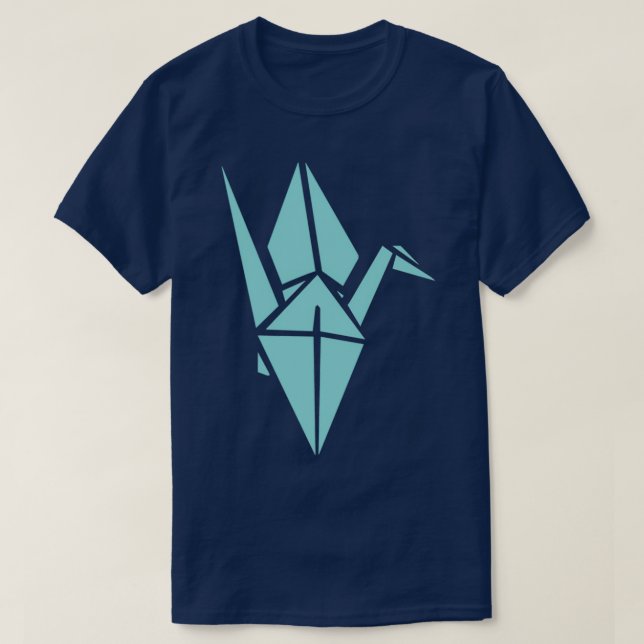 Camiseta Ilustracion Origami Crane (Diseño del anverso)