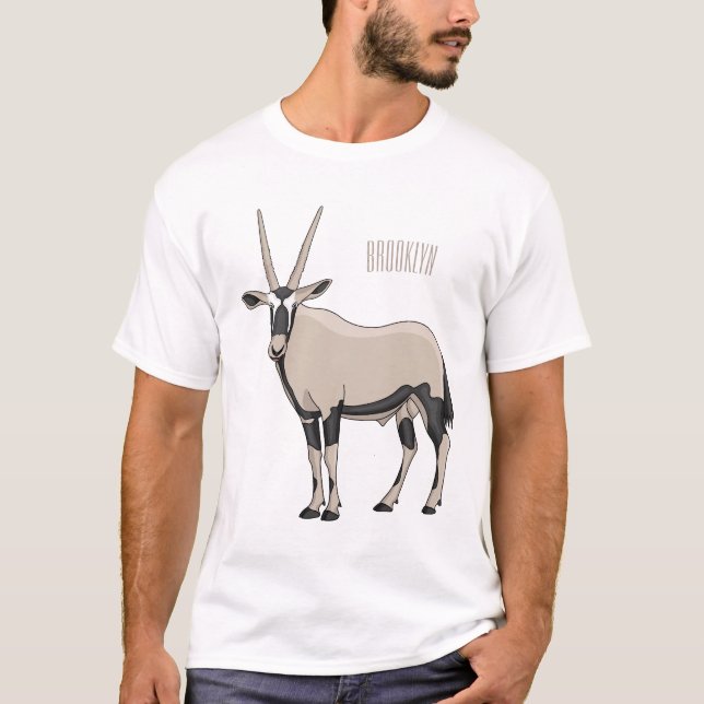 Camiseta Ilustracion Oryx personalizado (Anverso)